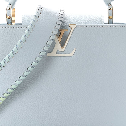 Louis Vuitton Taurillon Capucines BB Light Blue 6 of 8