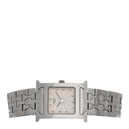 Hermes Stainless Steel 21mm Heure H Hour Quartz Watch 2 of 4