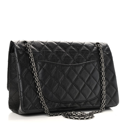 Chanel Aged Calfskin Quilted 2.55 Reissue 226 Flap Black 3 of 12