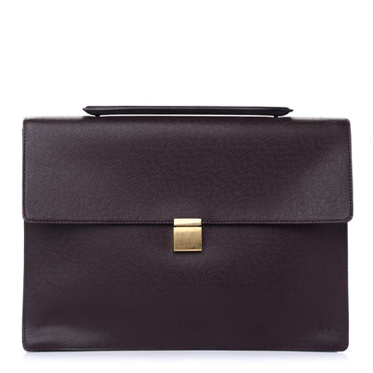 Louis Vuitton Taiga Angara Briefcase Acajou 1 of 11