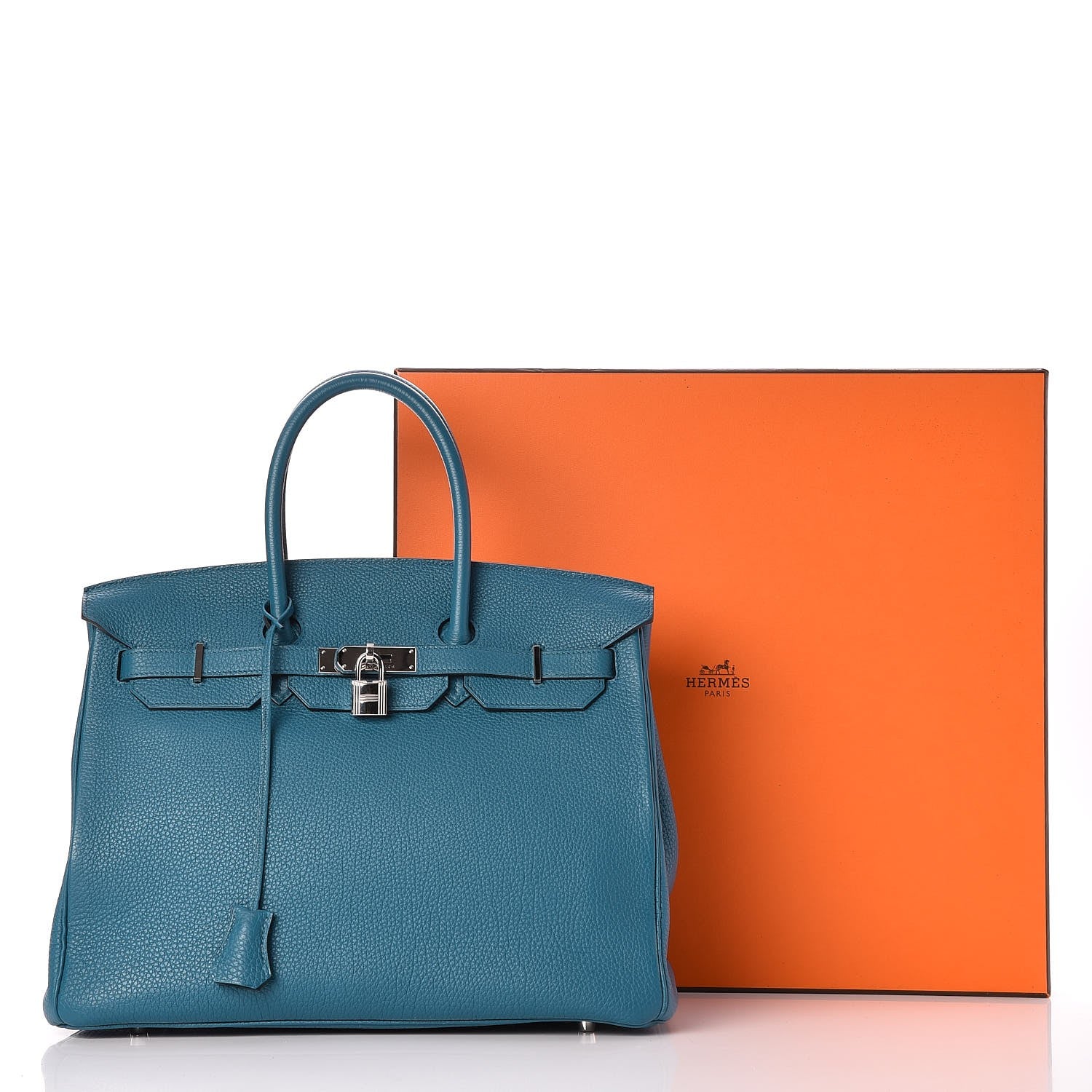 Hermes Togo Birkin 35 Cobalt 34 of 34