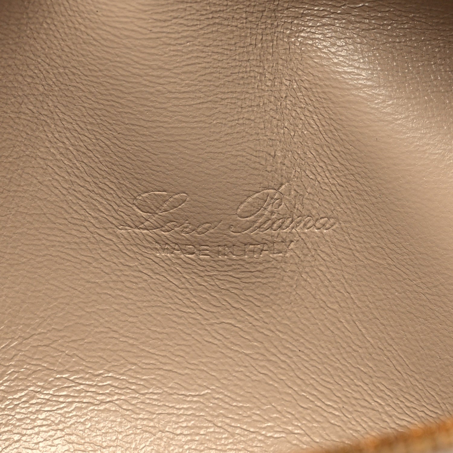 Loro Piana Ostrich L19 Extra Pocket Pouch Beige 6 of 9