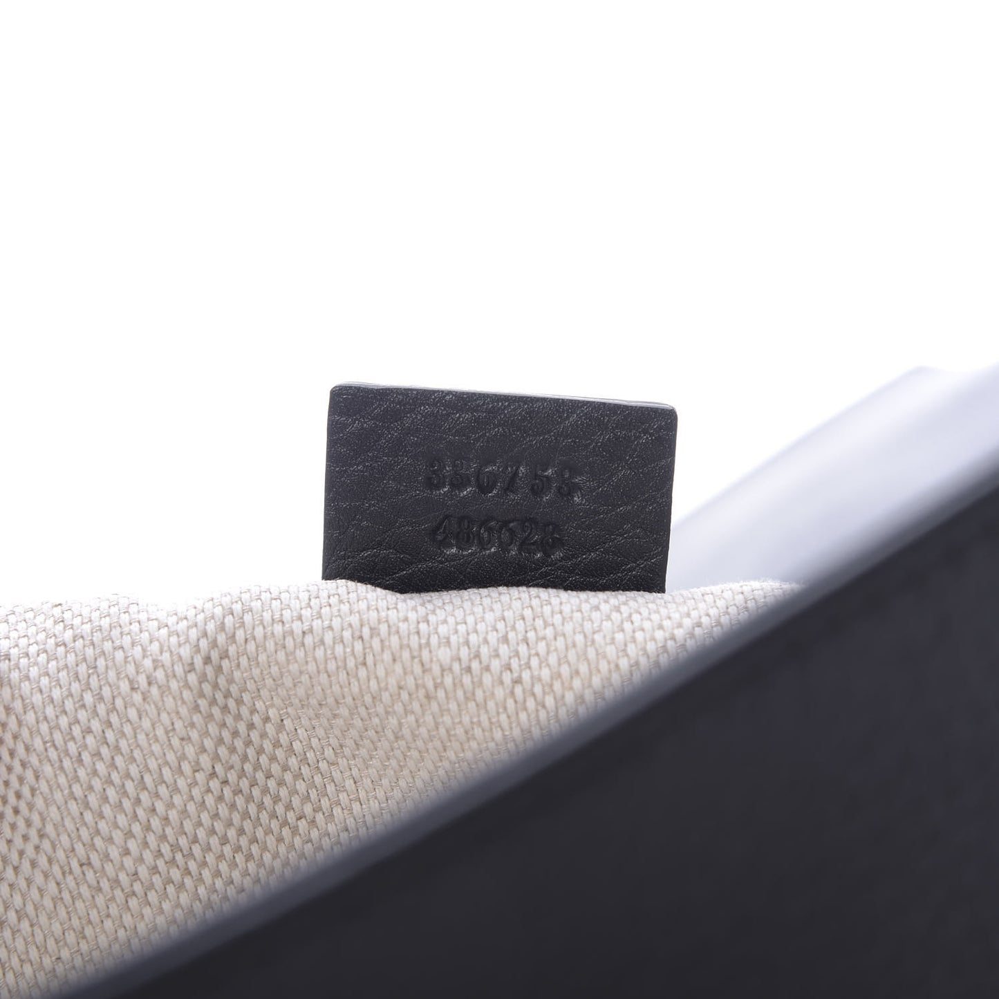 Pebbled Calfskin Medium Soho Clutch Black