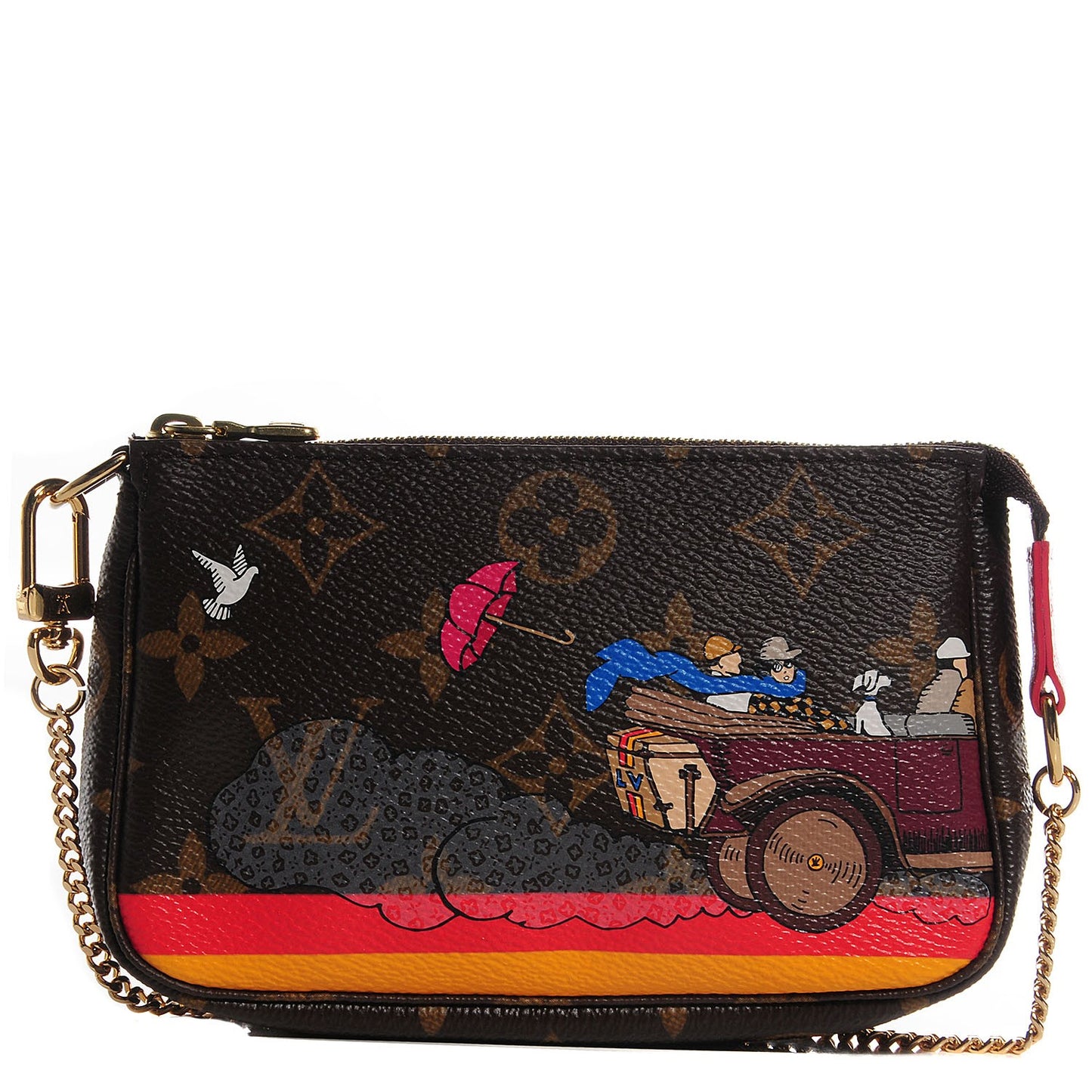 Monogram 2015 Christmas Animation Mini Pochette Accessories