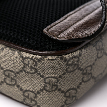 Gucci Soft GG Supreme Monogram Medium Ophidia Belt Bag Dark Brown 11 of 16