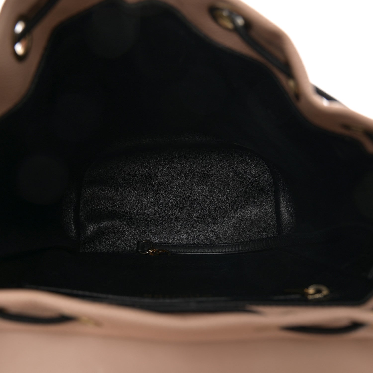 Chanel Caviar Quilted Filigree Backpack Beige Black 5 of 11