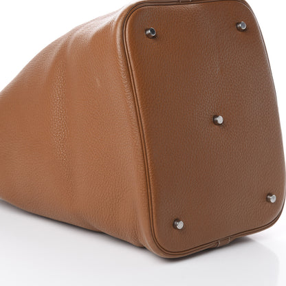 Hermes Taurillon Clemence Picotin Lock TGM Gold 5 of 7