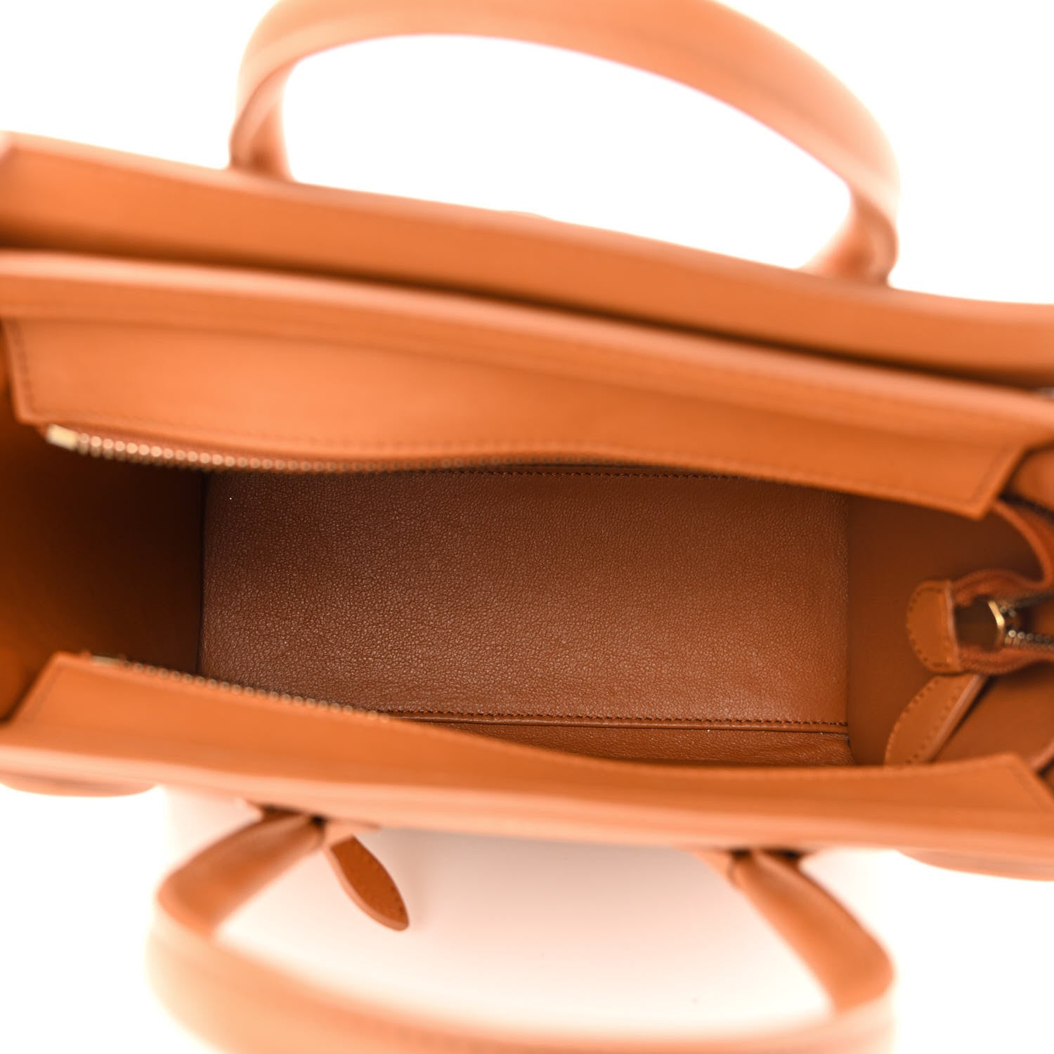 Celine Smooth Calfskin Nano Luggage Light Copper 5 of 10
