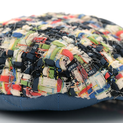 Chanel Lambskin Tweed Waist Bag Blue Multicolor 10 of 12