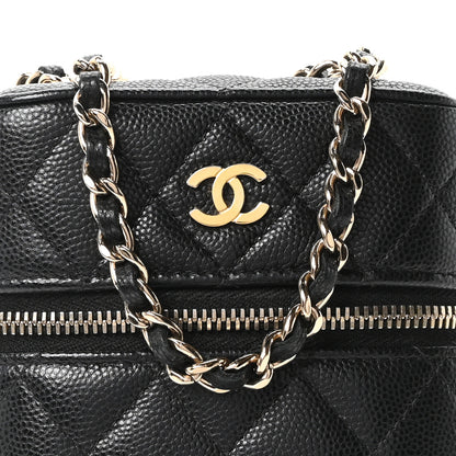 Chanel Caviar Quilted Phone Holder With Chain Black 8 of 10