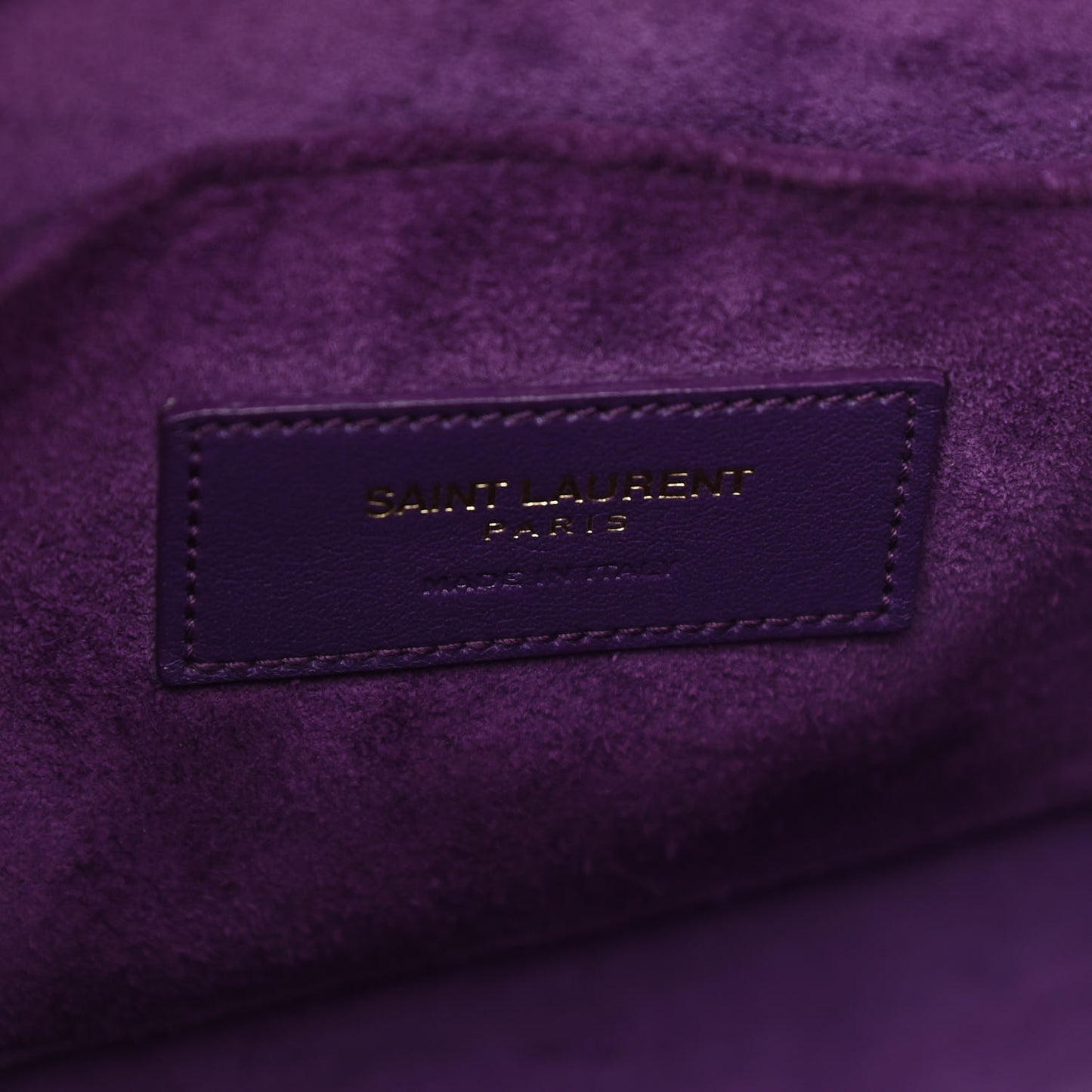 Calfskin Baby Sac de Jour Purple