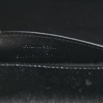 Saint Laurent Grain De Poudre Monogram Cassandre Clutch Black 7 of 8