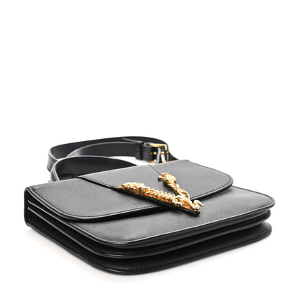 Versace Vitello Barocco Virtus Small Top Handle Shoulder Bag Black 4 of 12