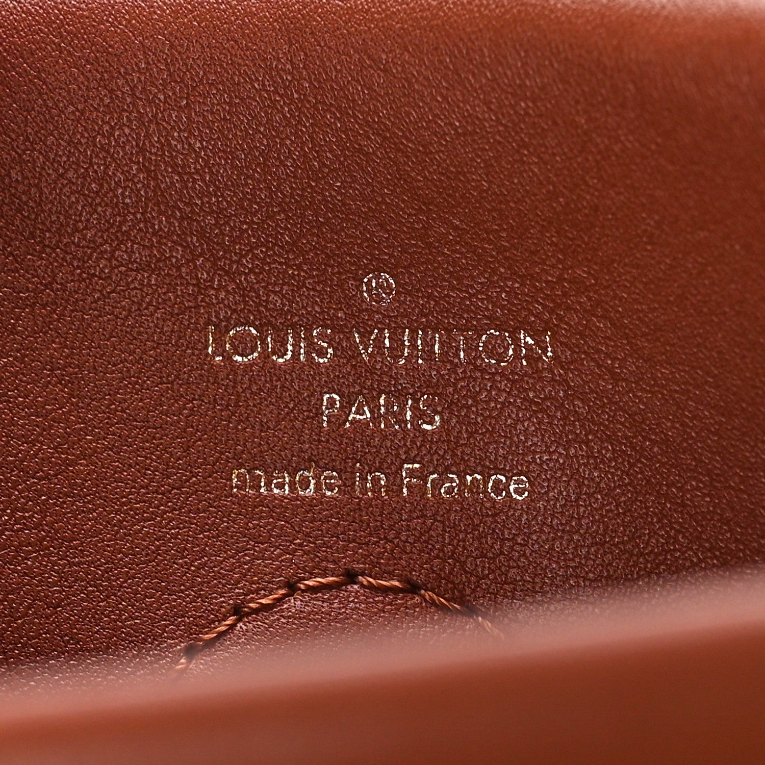 Louis Vuitton Monogram Tuileries Besace Caramel Rouge 6 of 8