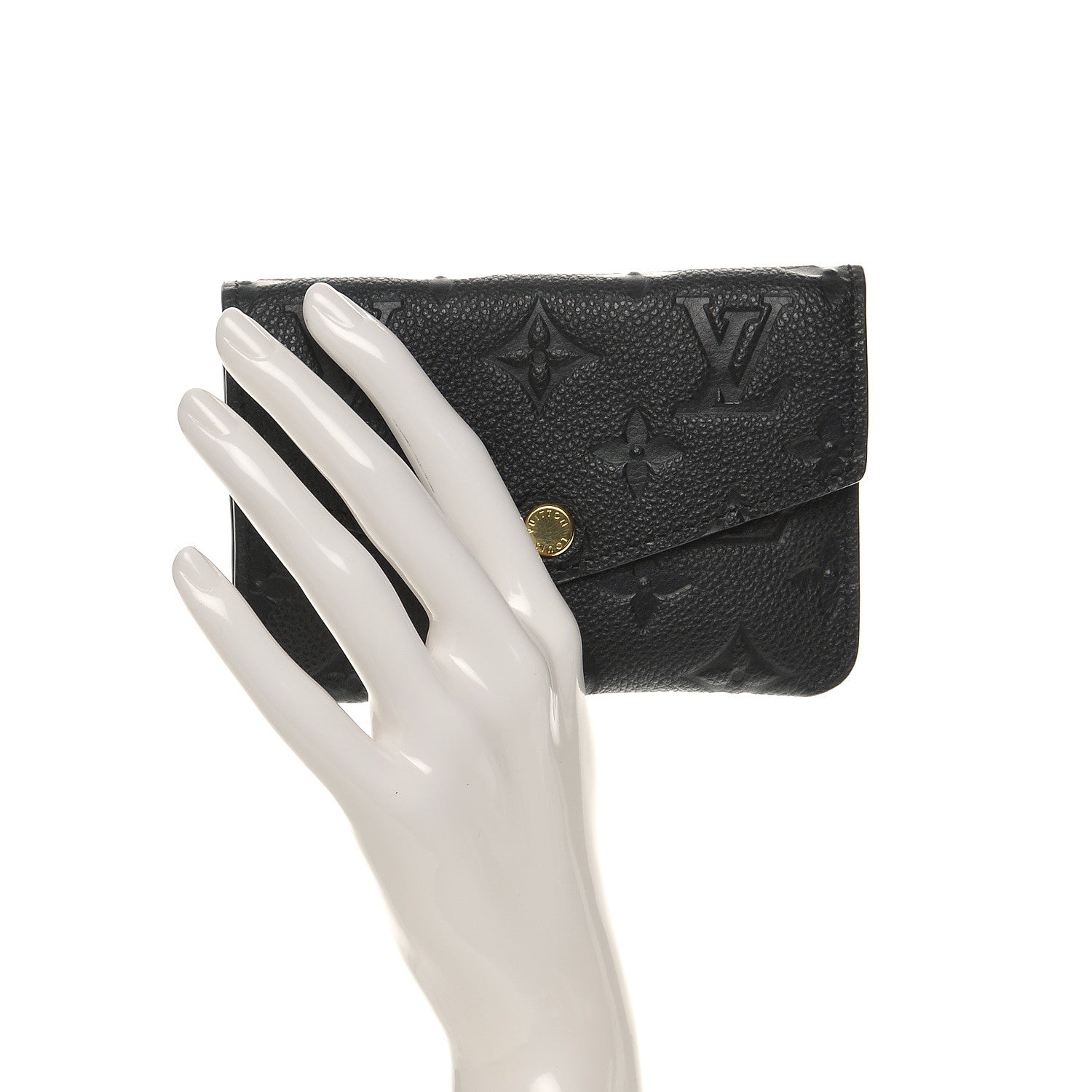 Louis Vuitton Empreinte Key Pouch Black 2 of 7