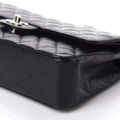 Chanel Caviar Quilted Medium Double Flap Black 7 of 11