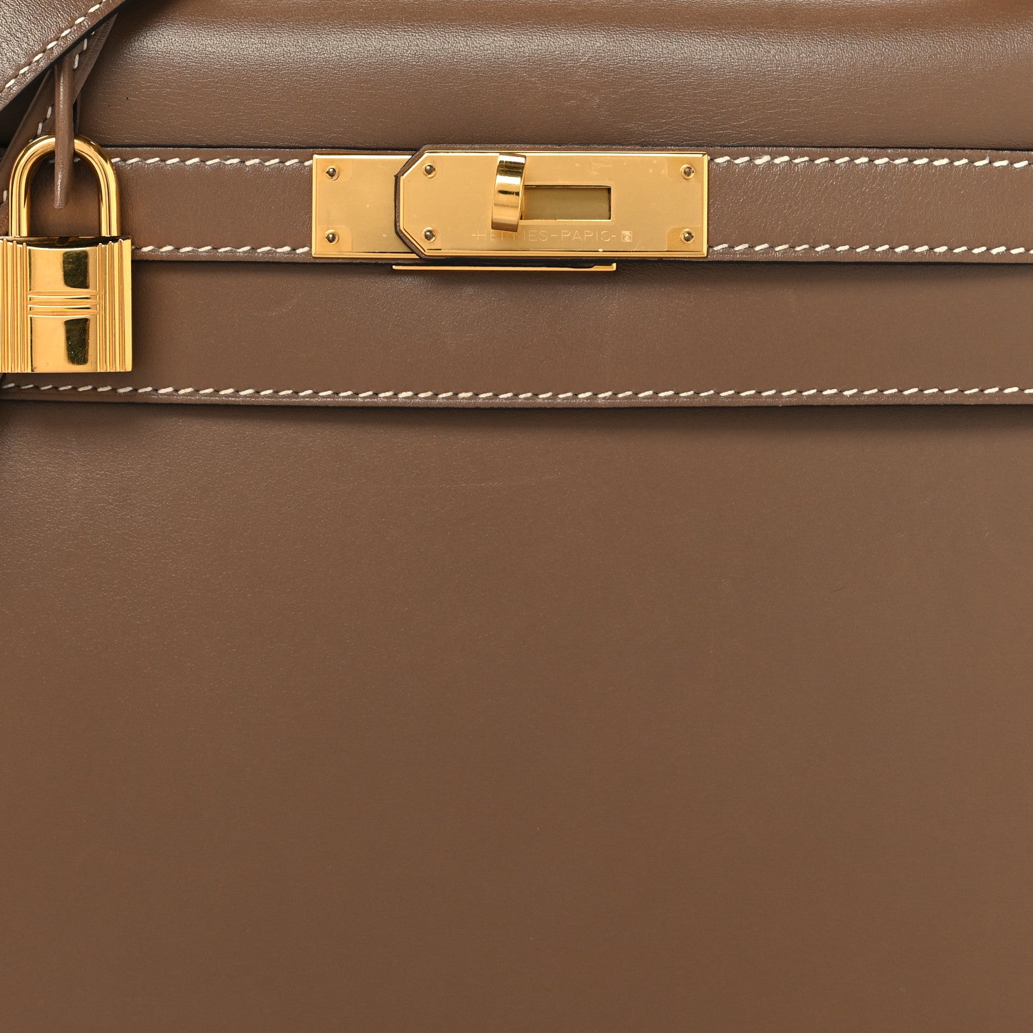 Hermes Tadelakt Kelly Sellier 28 Etoupe 8 of 14