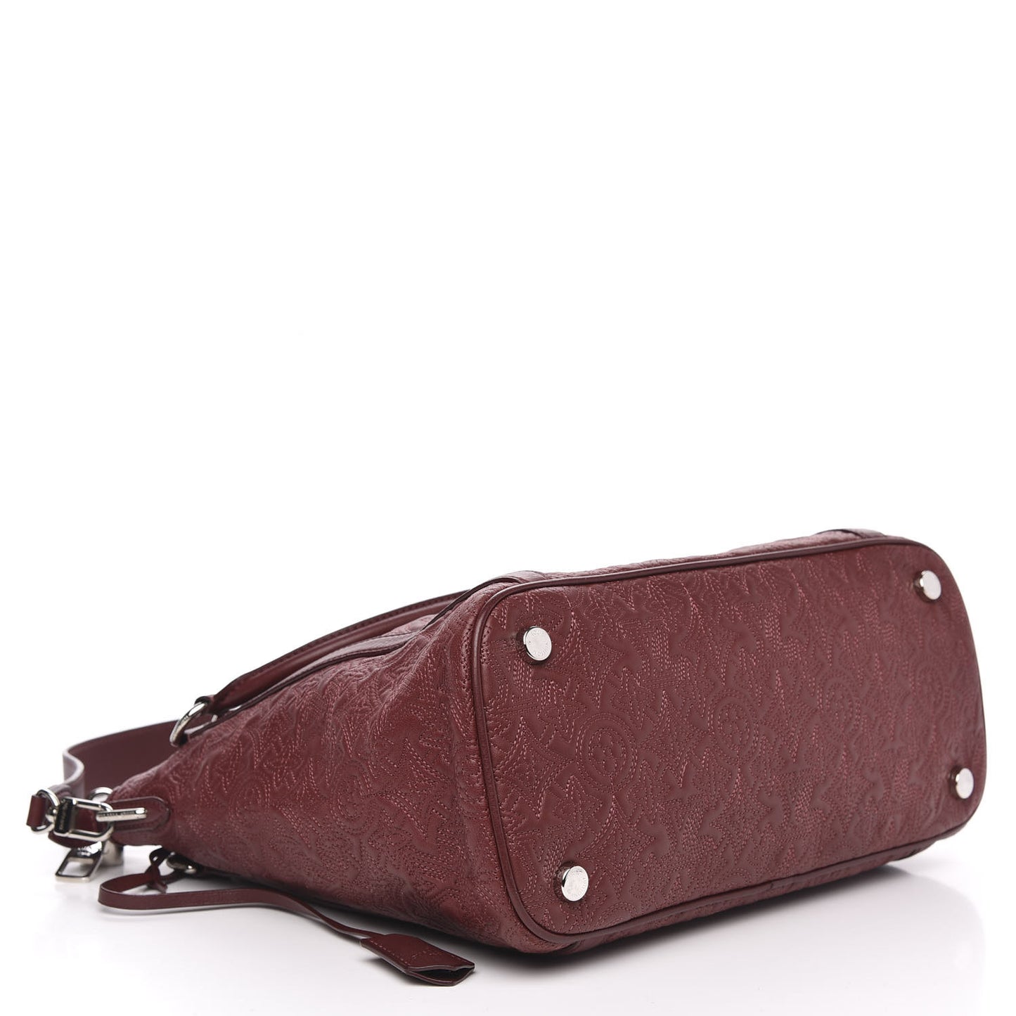 Monogram Lambskin Antheia IXIA PM Fuchsia
