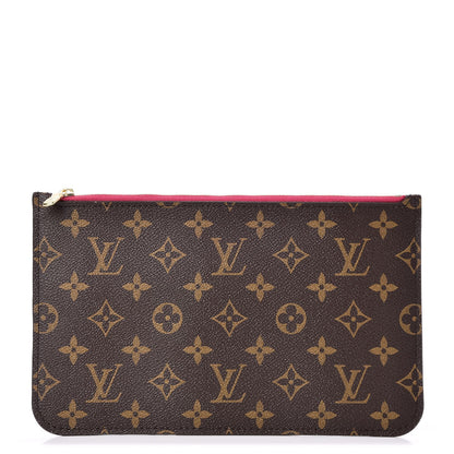 Louis Vuitton Monogram Neverfull MM GM Pochette Pivoine 1 of 9