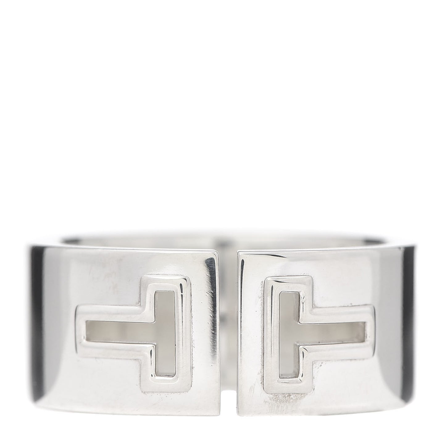 Sterling Silver T Cutout Ring 63 10.5