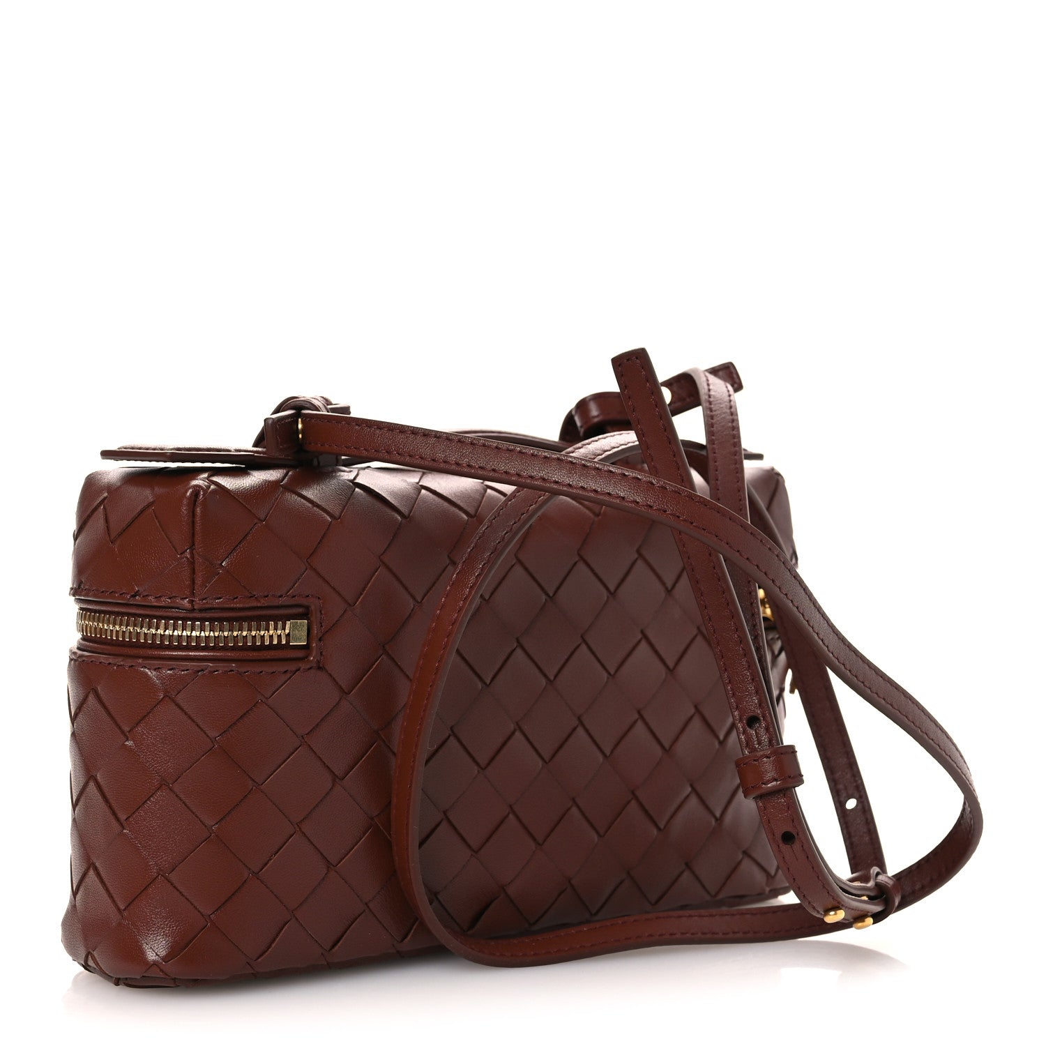 Bottega Veneta Nappa Intrecciato Bang Bang Vanity Case Sapele 3 of 10