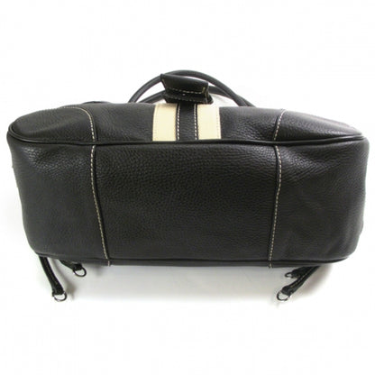 Prada Vitello Daino Stripe Sacca Black 4 of 11