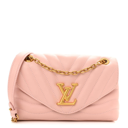 Louis Vuitton Calfskin New Wave Chain MM NM Rose Ballerine 1 of 10