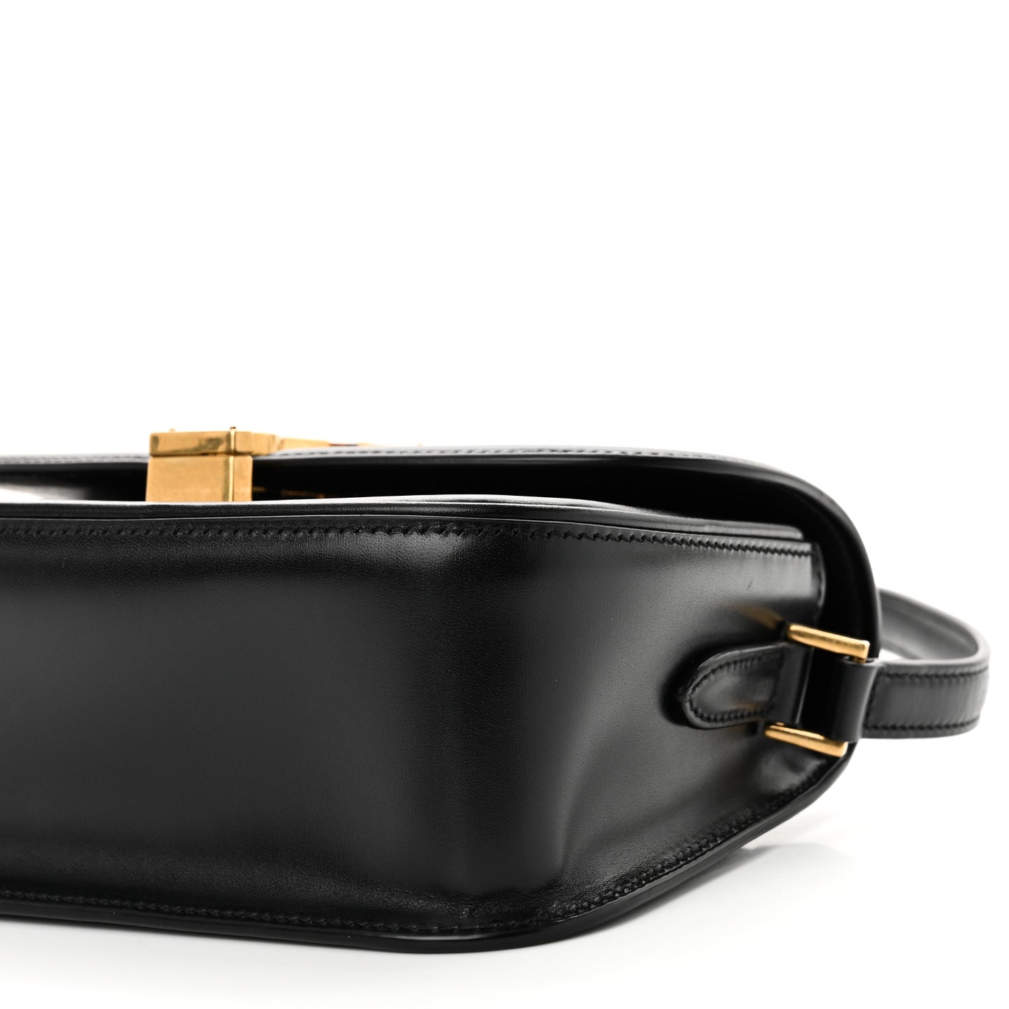 Box Calfskin Mini Solferino Satchel Black