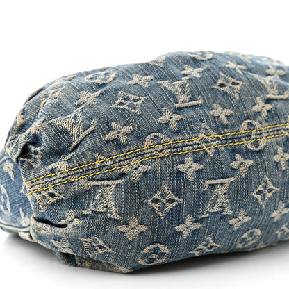 Louis Vuitton Monogram Denim Pleaty Blue 8 of 11