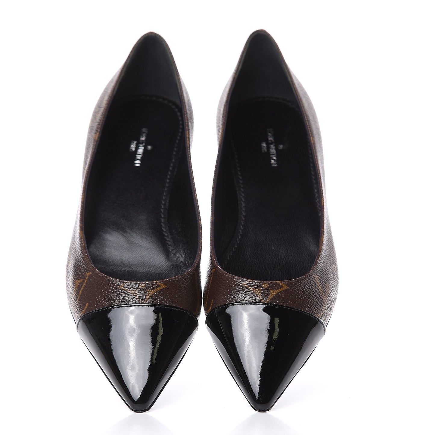 Patent Monogram Fetish Ballerina Flats 34.5
