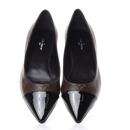 Louis Vuitton Patent Monogram Fetish Ballerina Flats 34.5 5 of 9