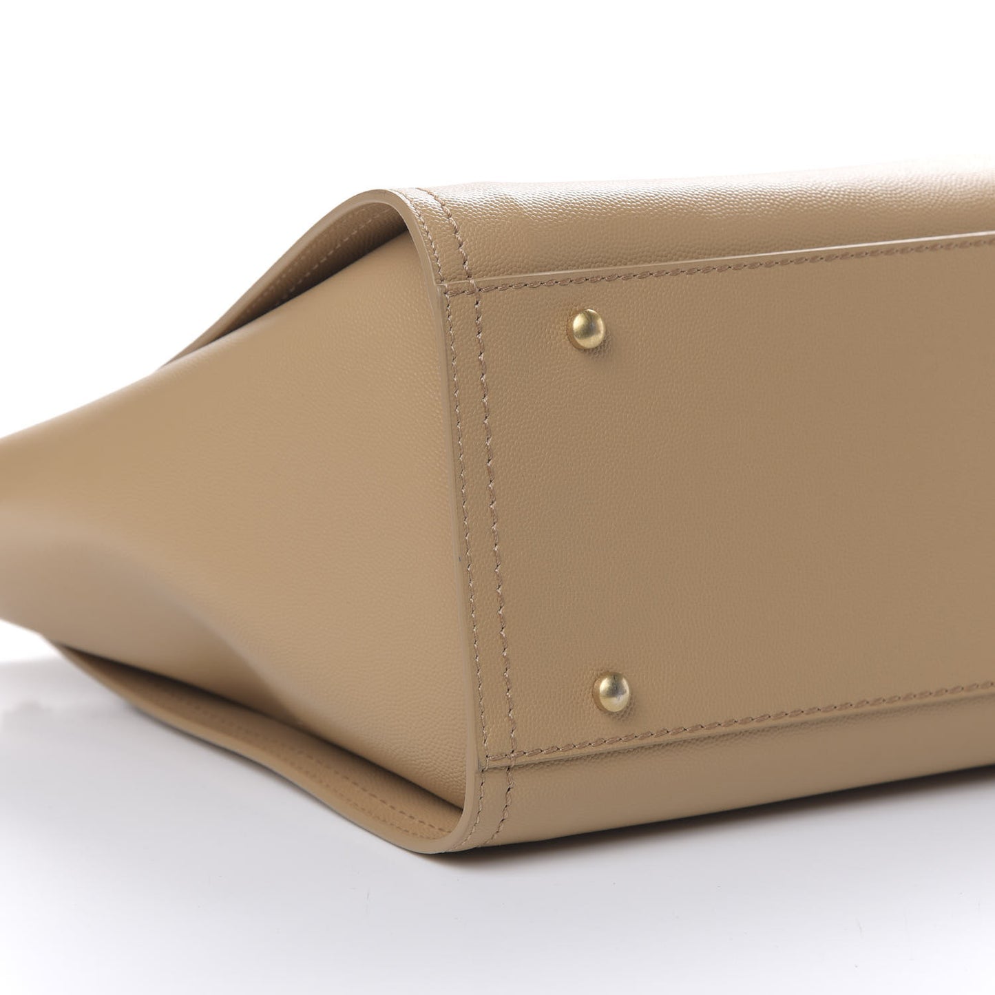 Caviar Small Studded Deauville Tote Beige