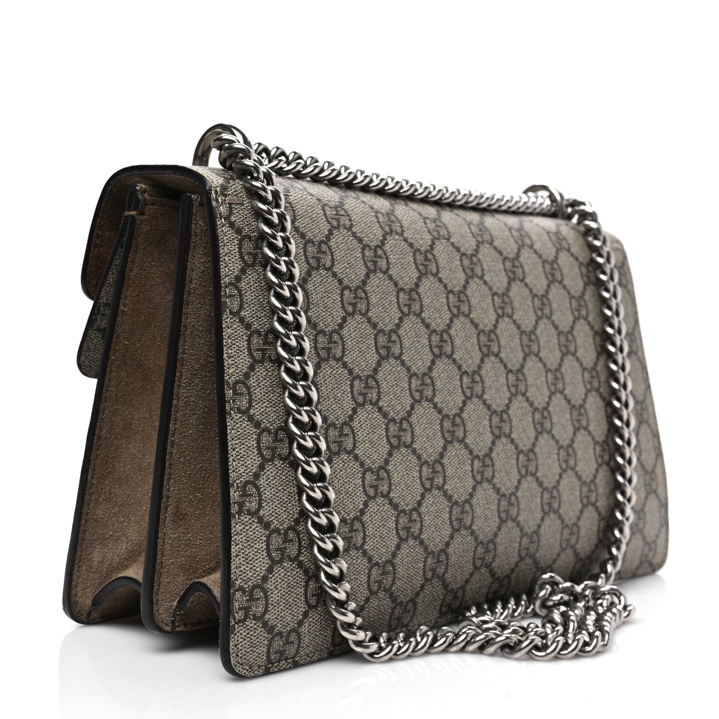 GG Supreme Monogram Small Dionysus Shoulder Bag Taupe