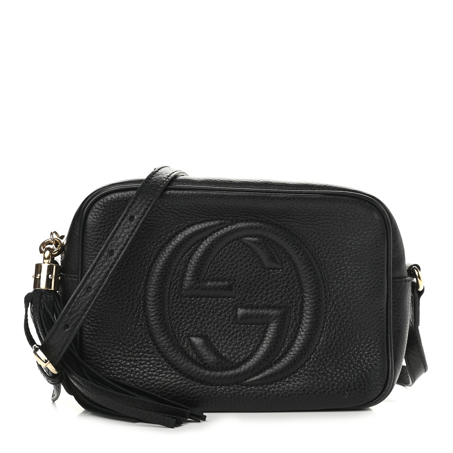 Gucci Pebbled Calfskin Small Soho Disco Bag Black 1 of 10