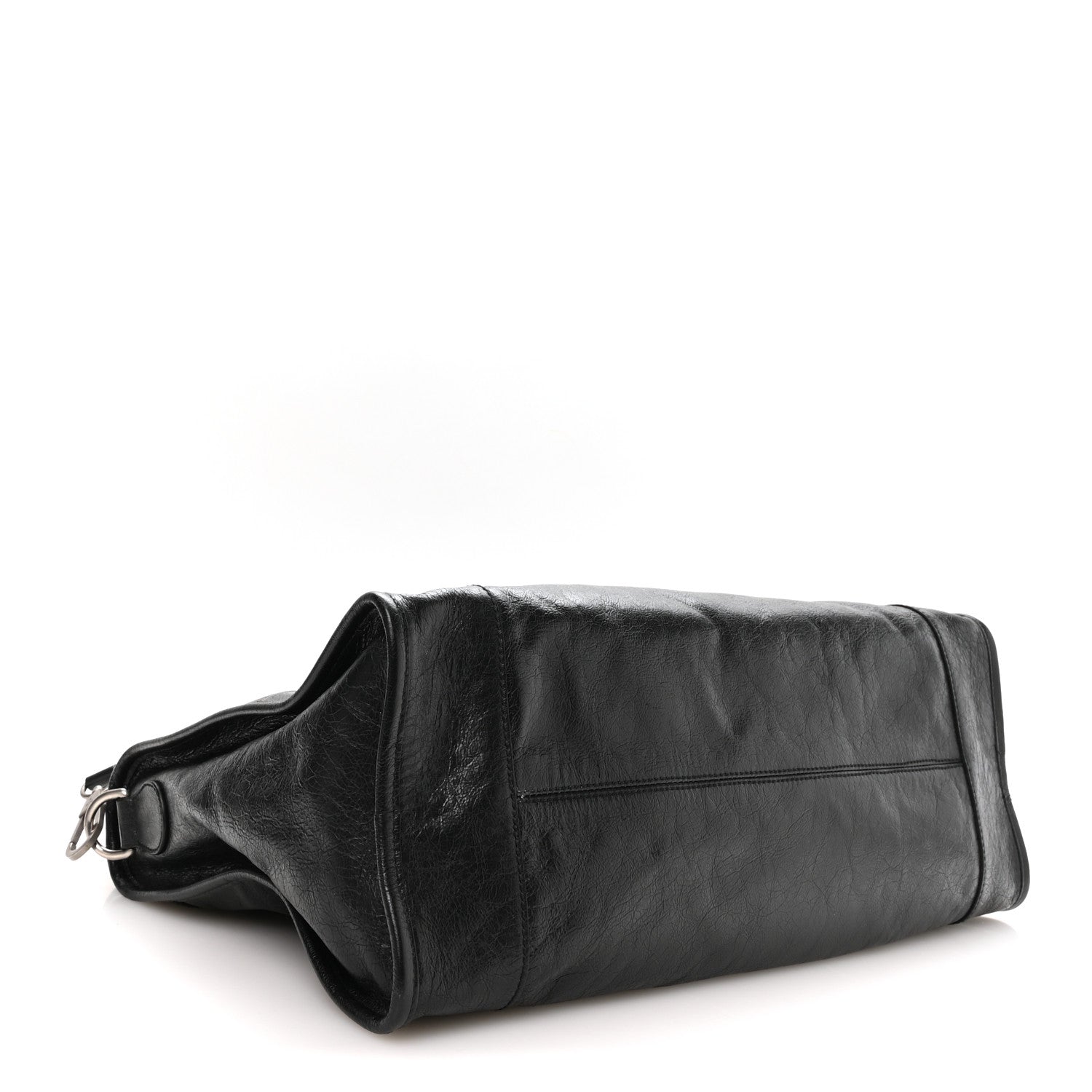 Gucci Fluffy Calfskin Morpheus Weekender Duffle Black 4 of 10