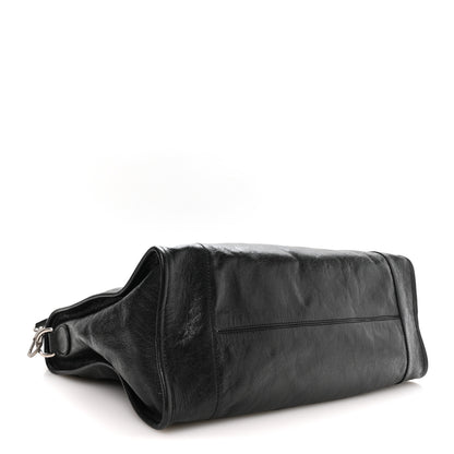 Gucci Fluffy Calfskin Morpheus Weekender Duffle Black 4 of 10