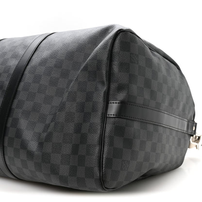 Louis Vuitton Damier Graphite Keepall Bandouliere 55 10 of 10