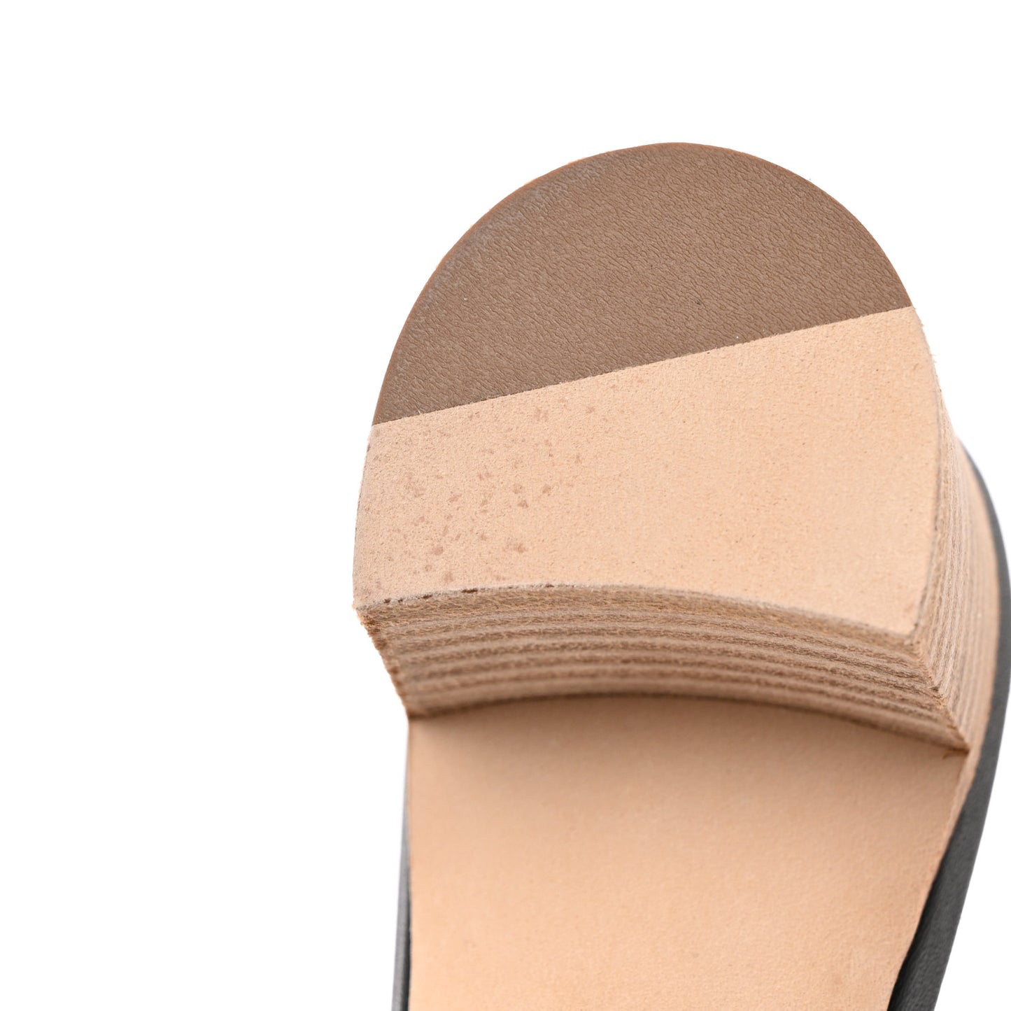 Calfskin Oasis Sandals 36 Black