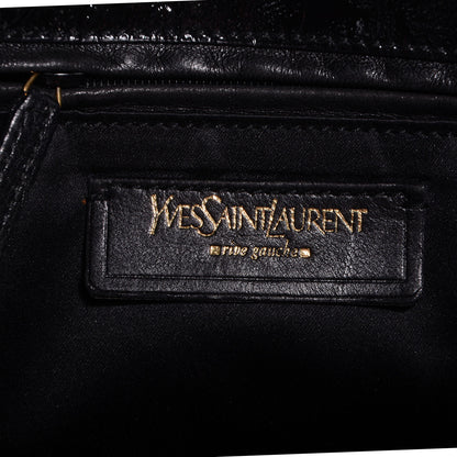 Saint Laurent Patent Tribute Tote Black 14 of 31