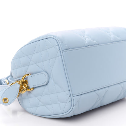 Christian Dior Calfskin Macrocannage Groove 20 Bag Pale Blue 10 of 12