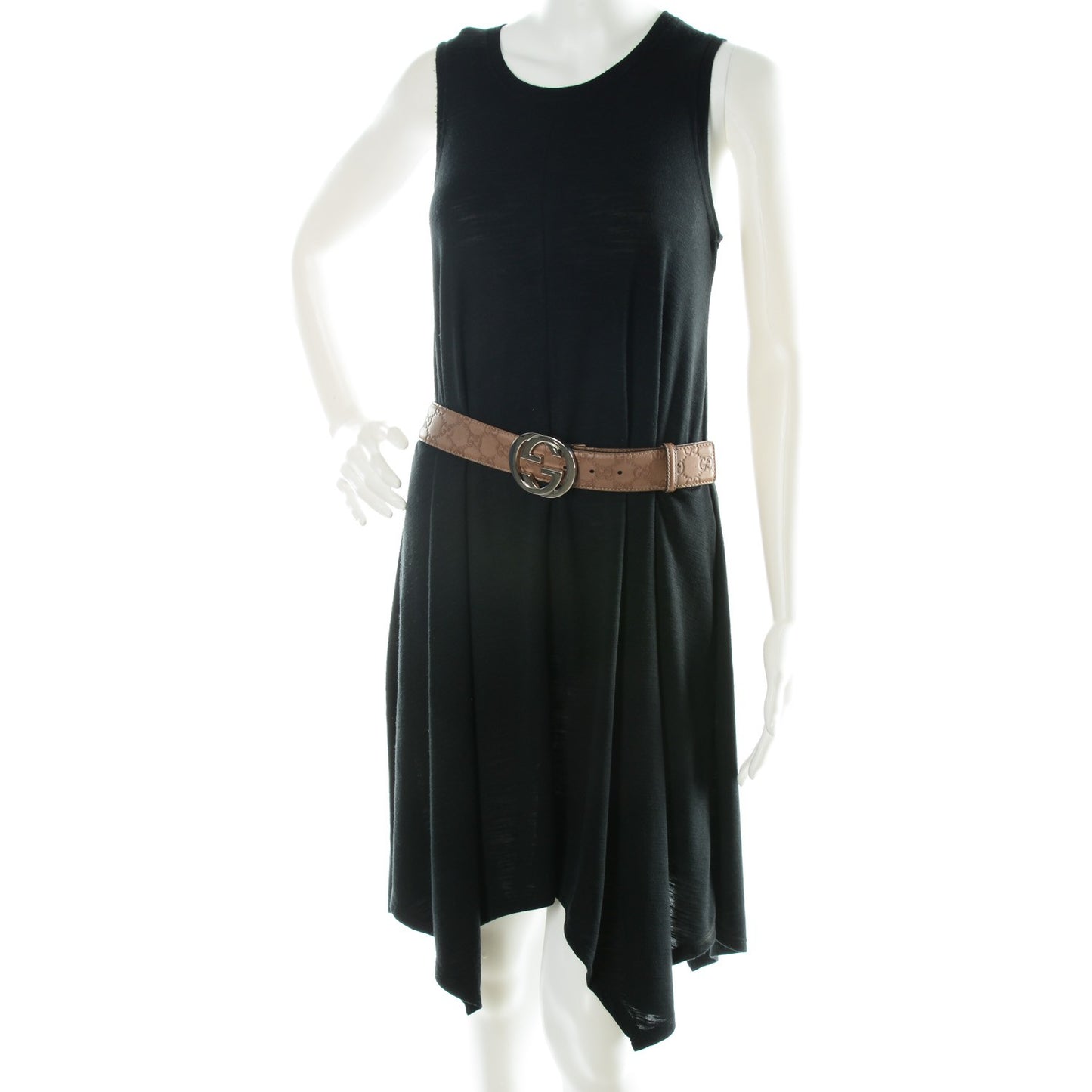 Guccissima Interlocking G Belt 85 34 Brown