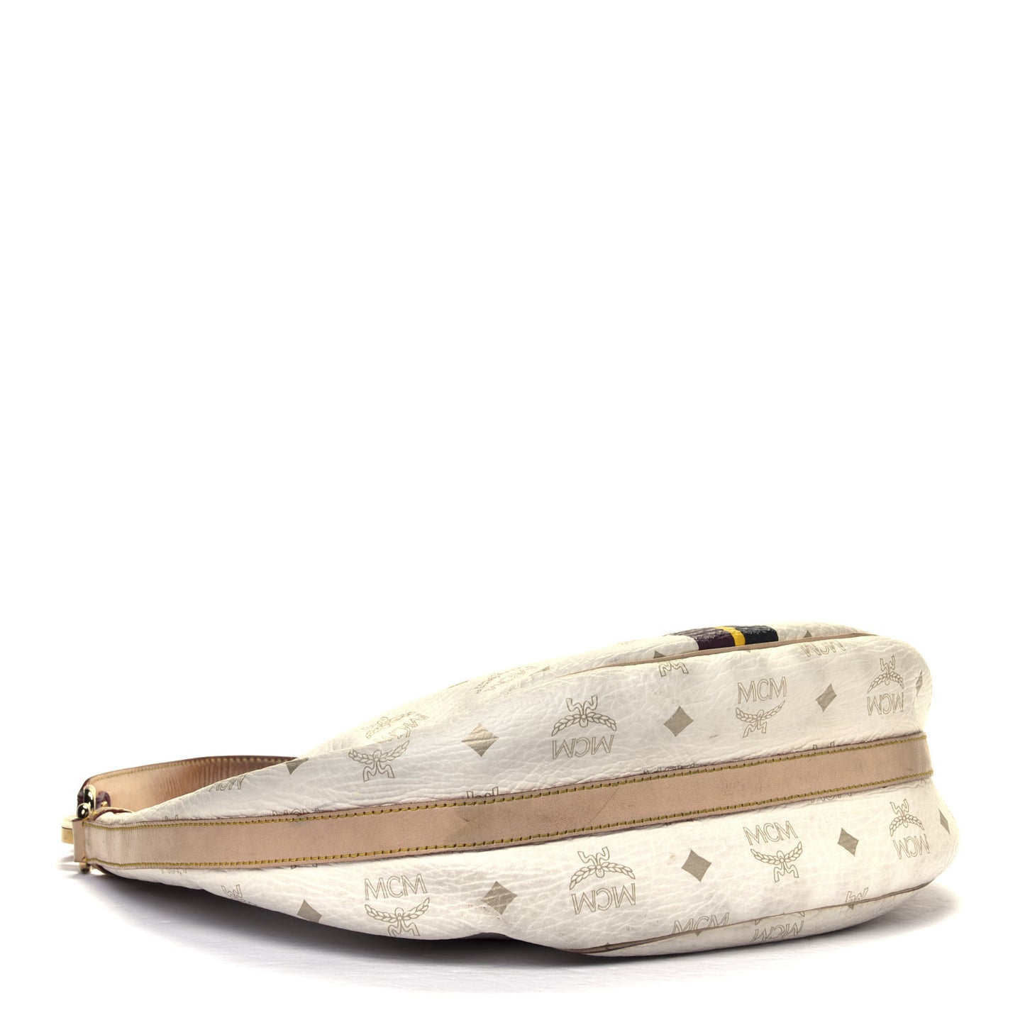 Visetos Striped Hobo White