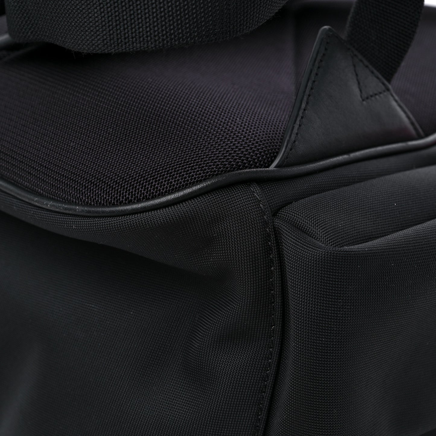 Nylon Large Nevis Backpack White Red Black