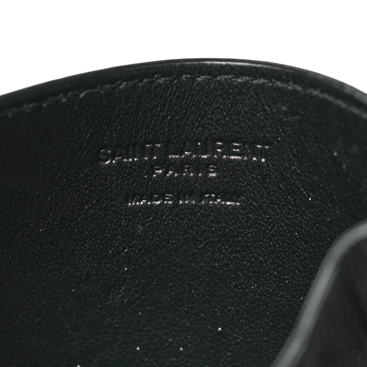 Saint Laurent Grain De Poudre Uptown Chain Wallet Black 8 of 12
