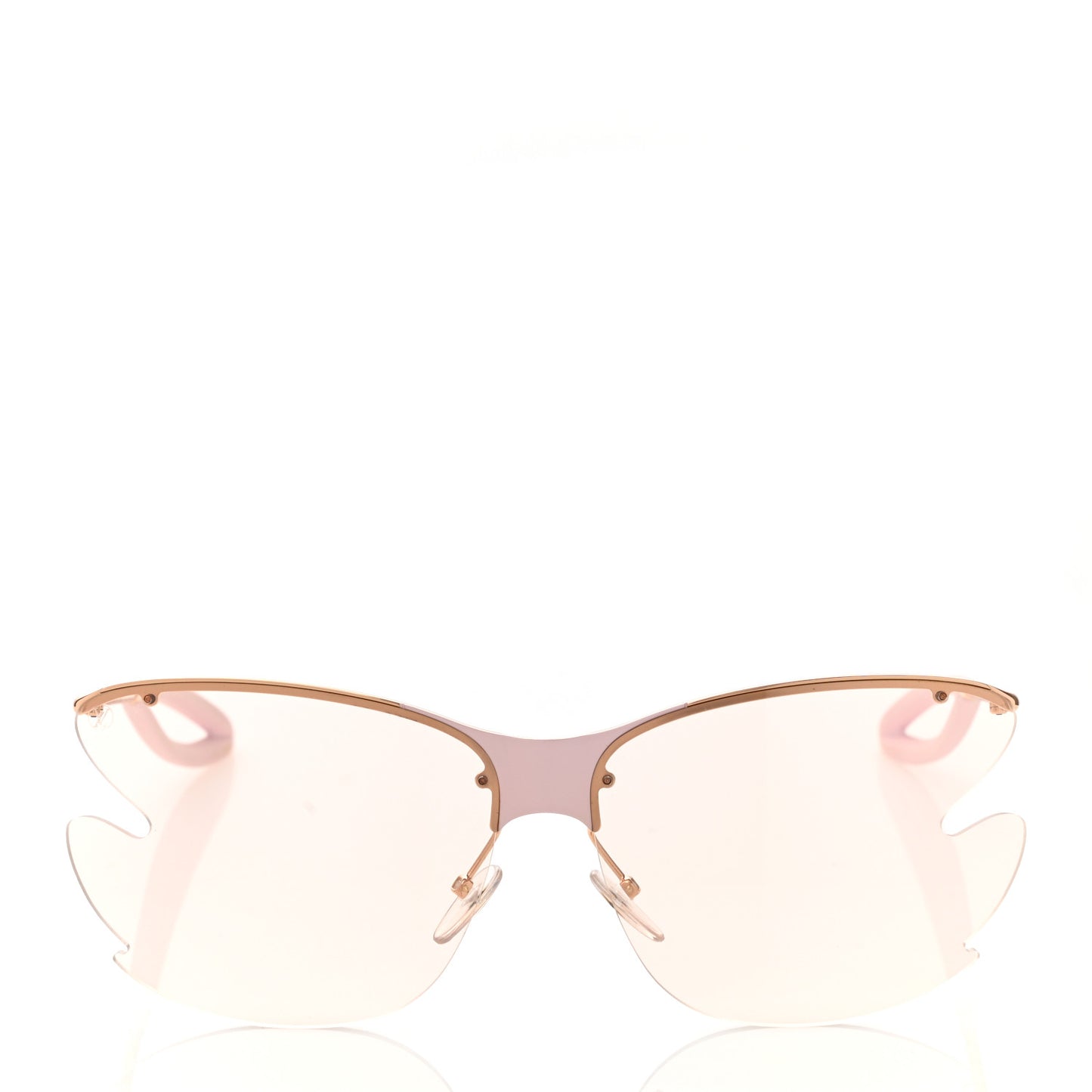 Bohemian Vuittony Square Sunglasses Z1234W Pink