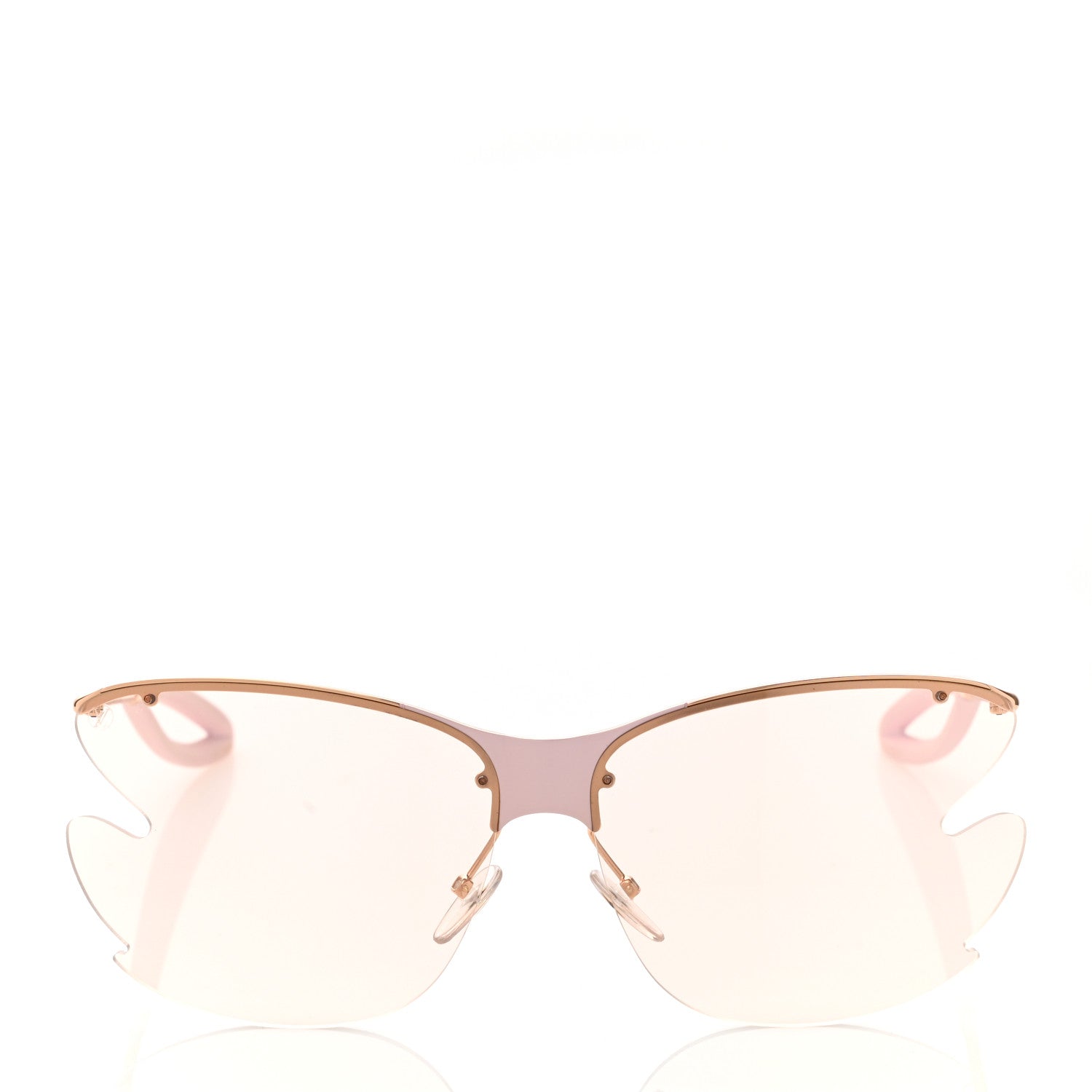 Louis Vuitton Bohemian Vuittony Square Sunglasses Z1234W Pink 2 of 10
