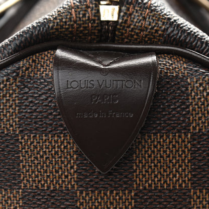 Louis Vuitton Damier Ebene Speedy 30 6 of 9