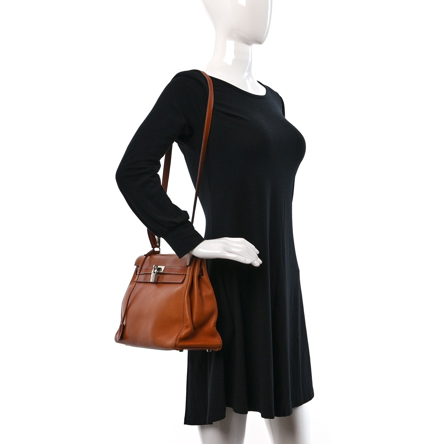 Hermes Natural Barenia Kelly Retourne 32 Fauve 2 of 14