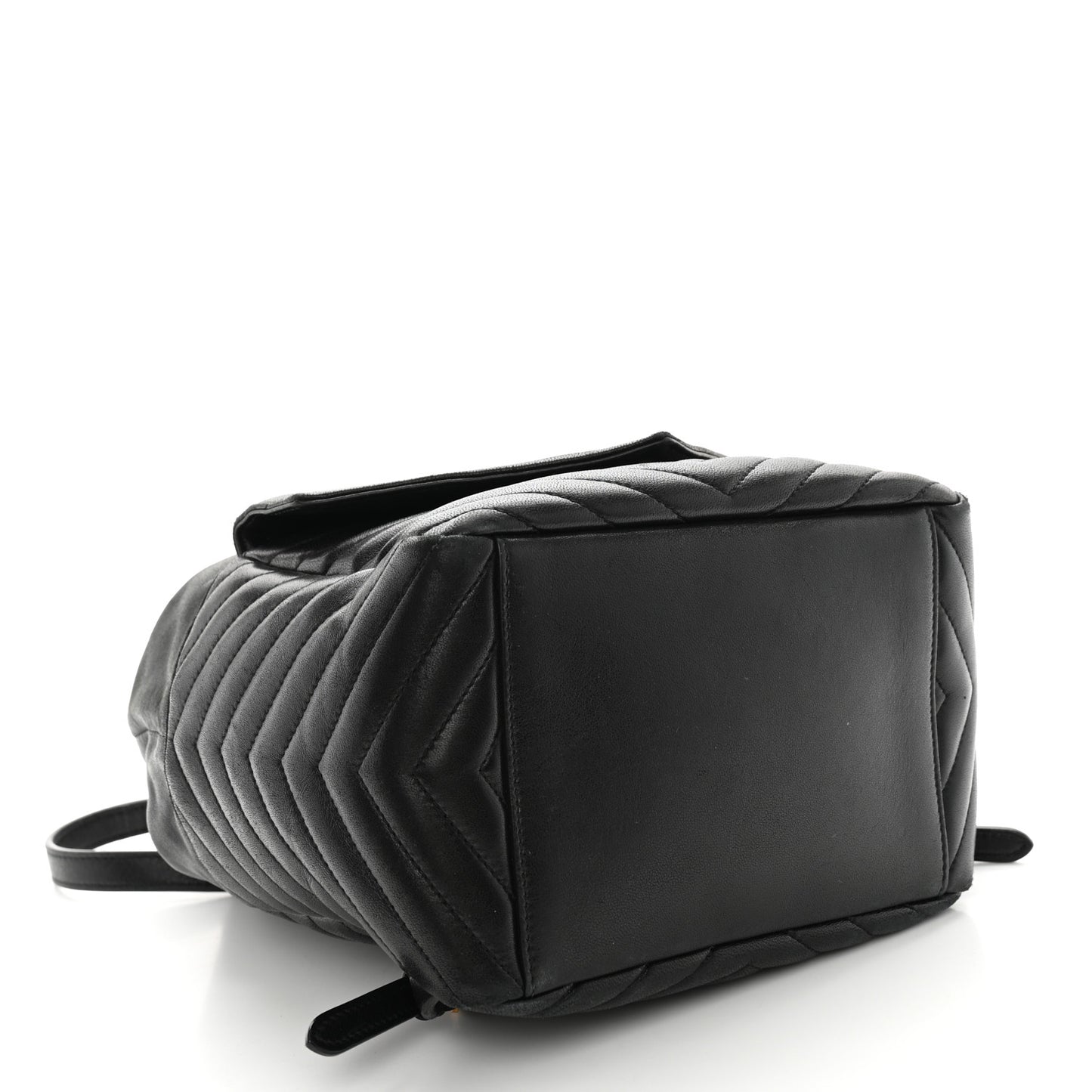 Lambskin Matelasse Monogram Joe Backpack Black