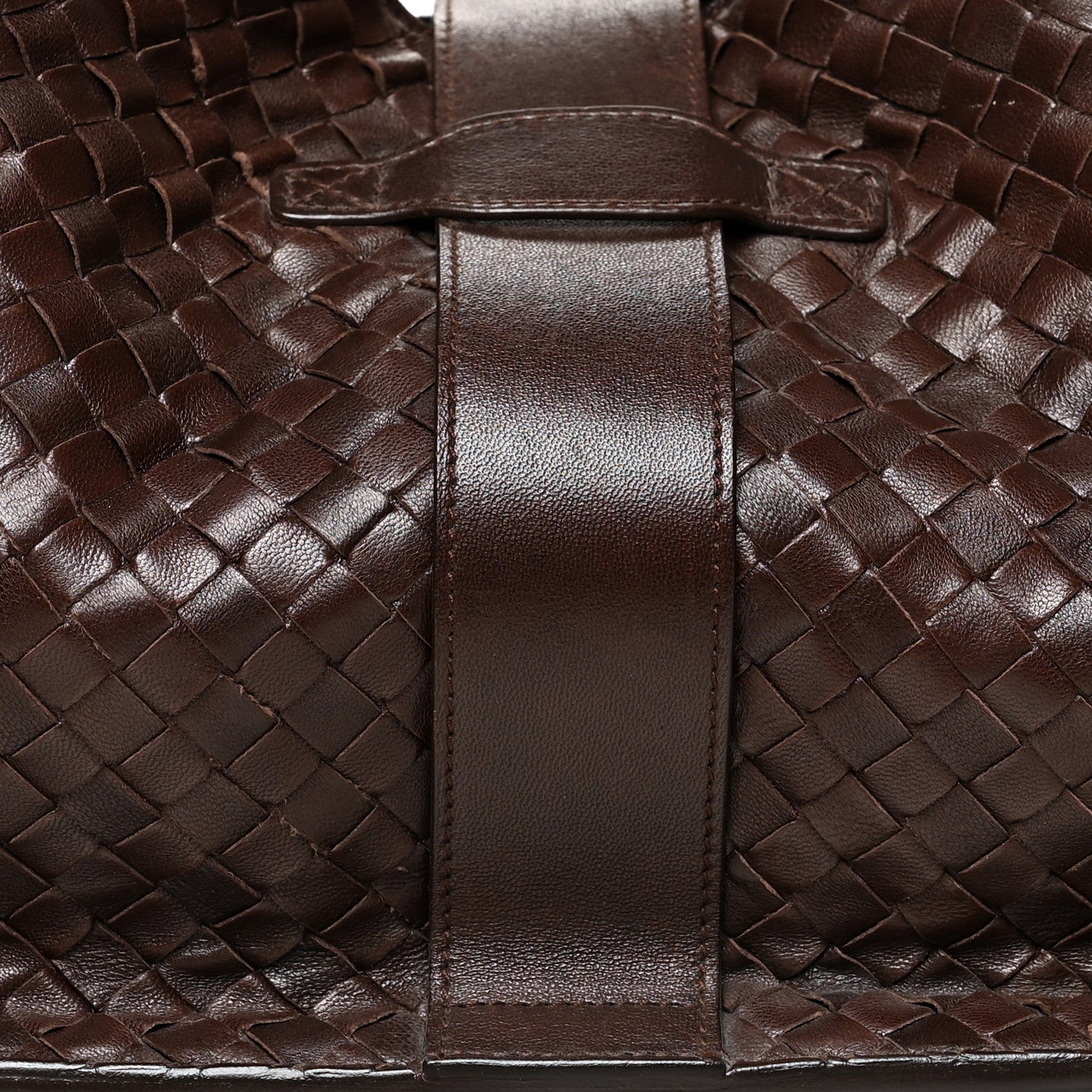 Bottega Veneta Nappa Intrecciato Shoulder Bag Ebano 7 of 12